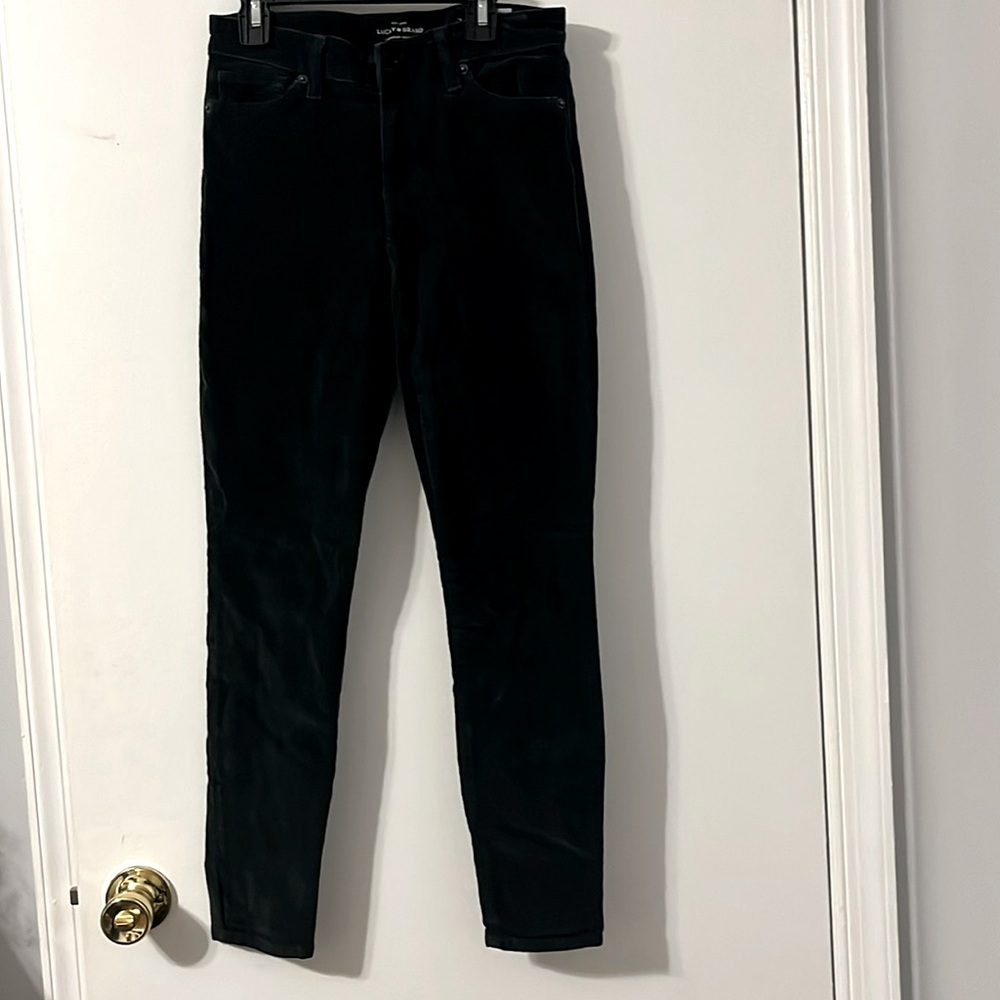 Lucky Brand dark green cords size 2